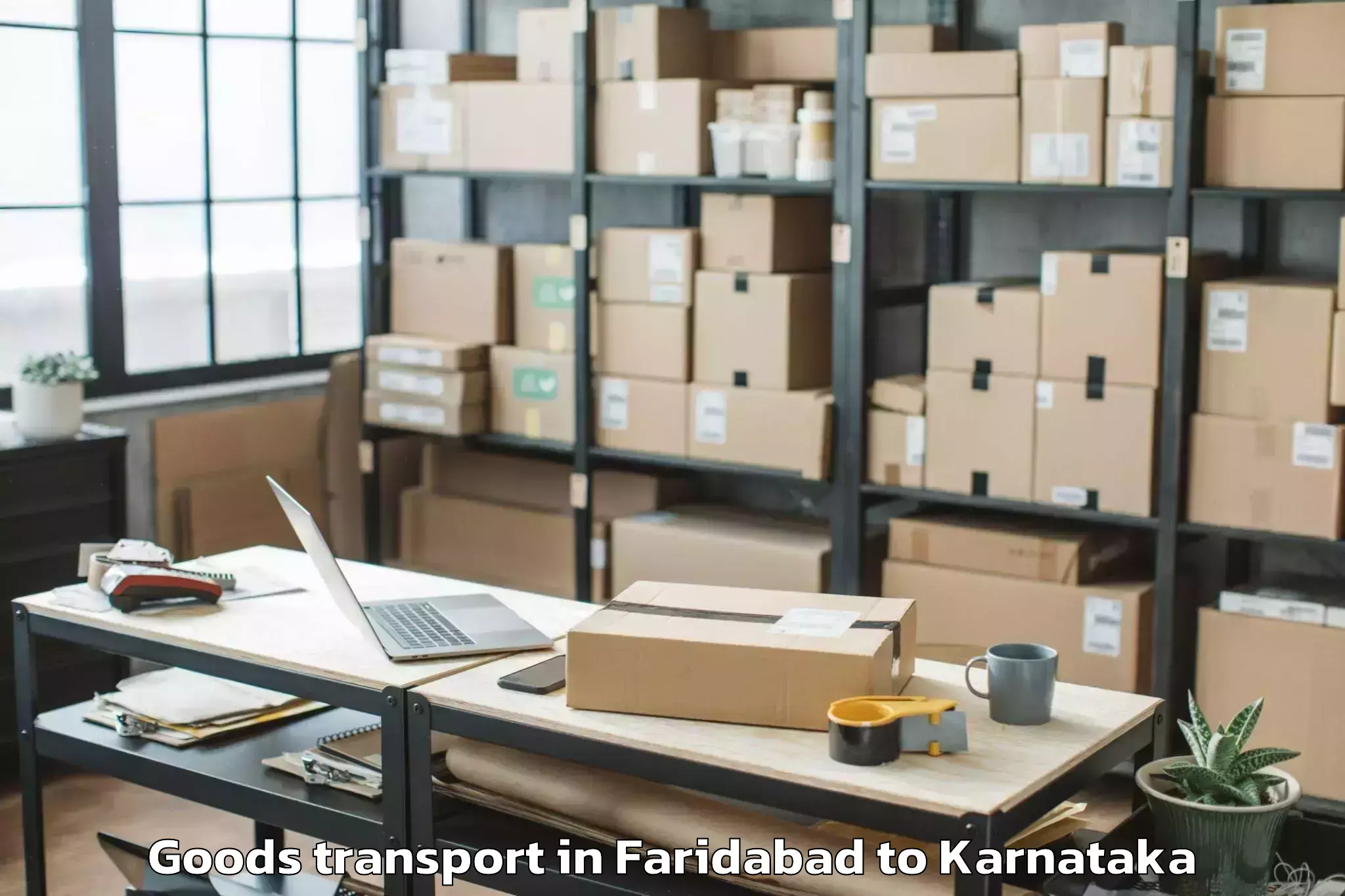 Hassle-Free Faridabad to Shiralakoppa Goods Transport